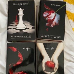 The 4 books plus 1 dvd twilight saga